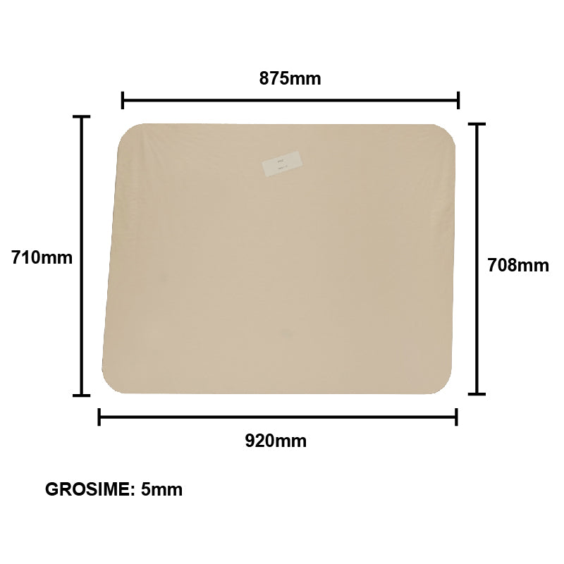 Window 933x714x5mm fixed side for old type square cabin UTB U-650